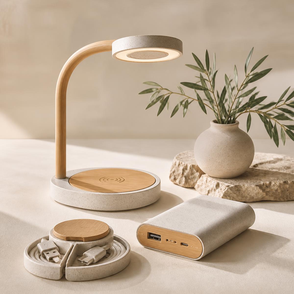 Bamboo & recycled-tech essentials
